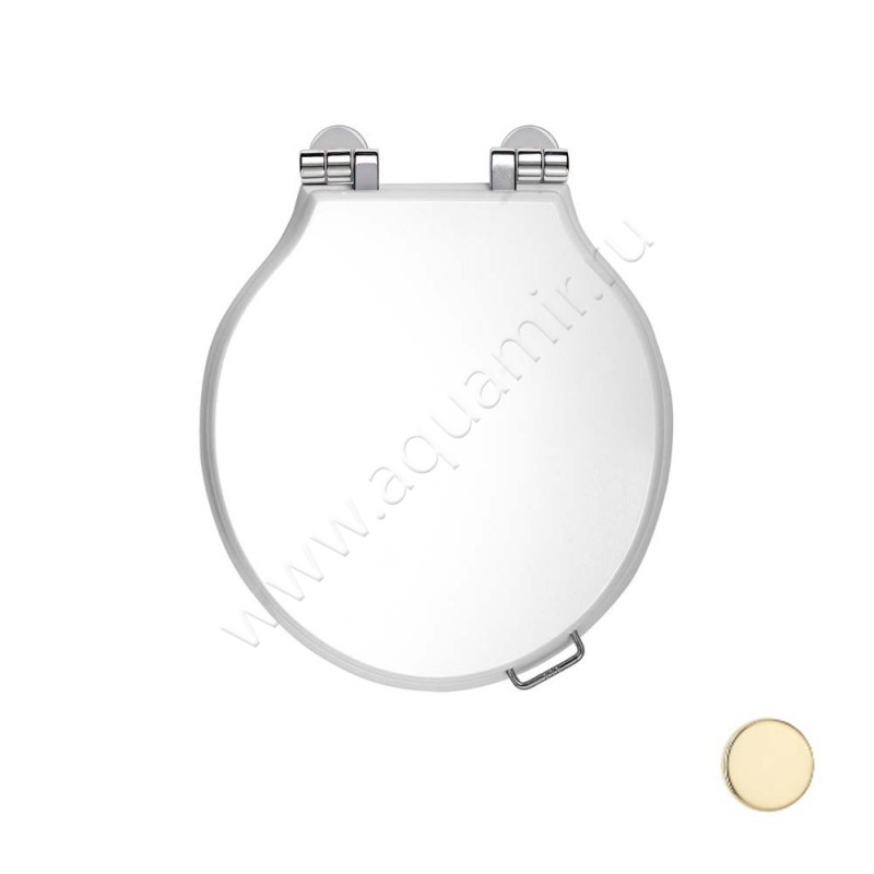 Крышка-сиденье Devon & Devon Etoile 42 x 39 см, белый матовый, микролифт 3IBSEBIAETOT