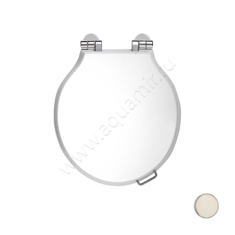 Крышка-сиденье Devon & Devon Etoile 42 x 39 см, белый полуматовая/pure white 3IBSEPWETNK