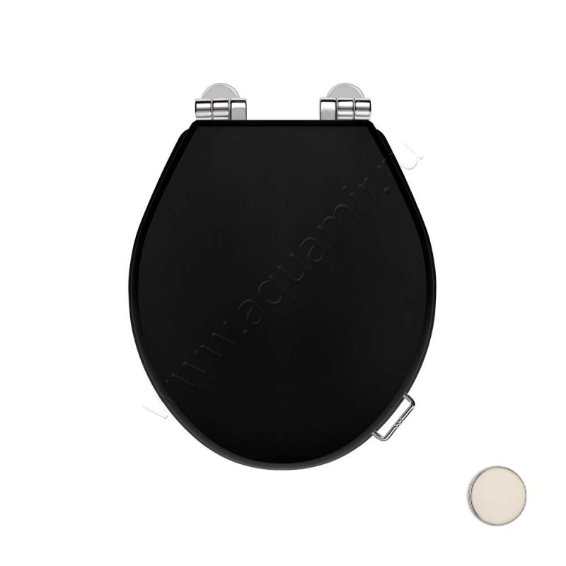 Крышка-сиденье Devon & Devon Oxford 42 x 39 см, черный полуматовая/deep black 3IBSEDBOXSTANDNK