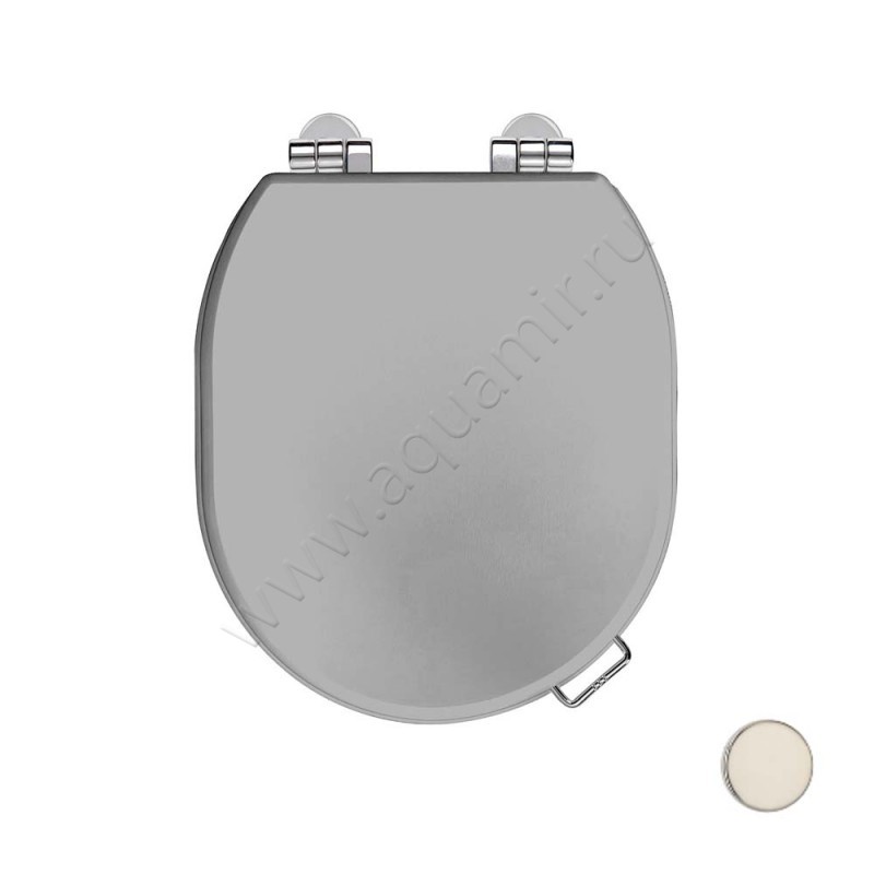 Крышка-сиденье Devon & Devon Classica 42 x 38 см, серый полуматовая/warm grey 3IBSEWGCLANK