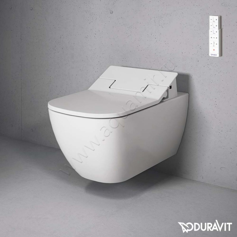 Унитаз подвесной с функцией биде Duravit HAPPY D.2 62 см, белый 25505900001