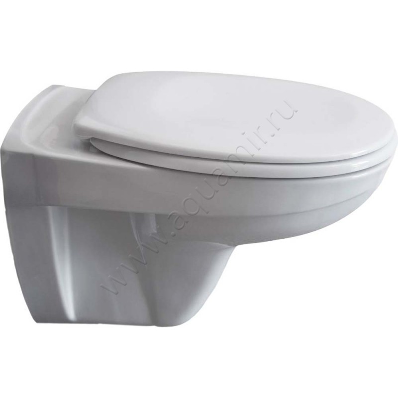 Унитаз подвесной Pestan FLUENTA с крышкой микролифт, 55,1 см, белый 40006460