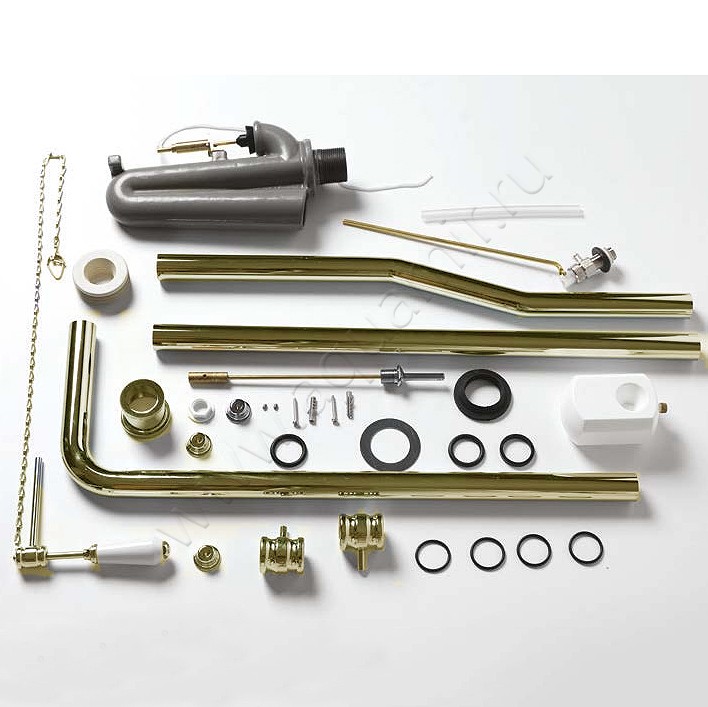 Механизм смыва с трубой ArtCeram CIVITAS золото HEA006 73