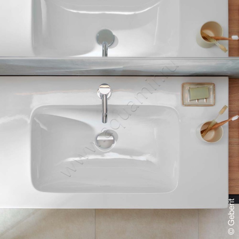 Раковина мебельная накладная Geberit iCon 90 см 501840001