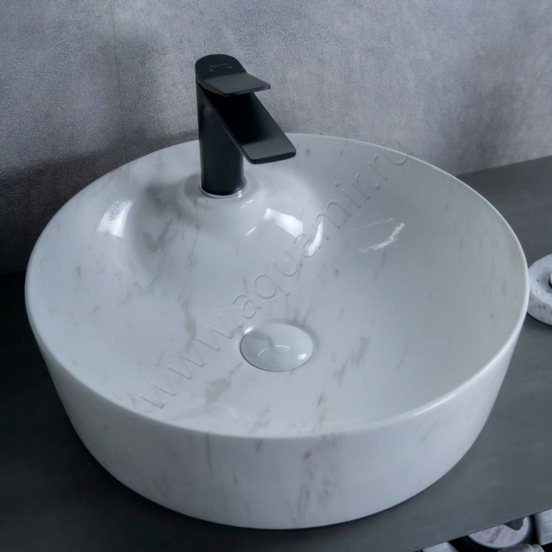 Раковина-чаша накладная с отверстием под смеситель Gid 44 см 53321