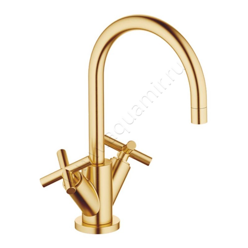 Смеситель для раковины Dornbracht TARA латунь браш 22513892-28