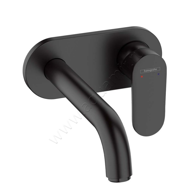 Смеситель для раковины Hansgrohe Vernis Blend черный матовый 71576670