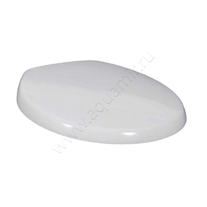 Крышка-сиденье Villeroy & Boch Pure Stone 45,5 x 41,9 см, белый глянец/alpine, микролифт 98M1 S1 R1