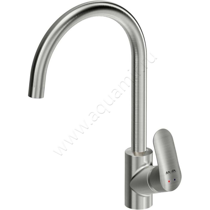 Смеситель для кухни AM.PM Like сталь матовый F8007111