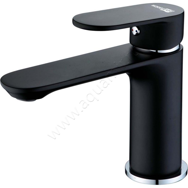 Смеситель для раковины Wasserkraft Elbe черный матовый 7403