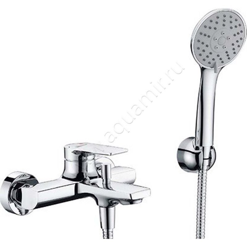 Смеситель для ванны Wasserkraft Lopau с душем, хром 3201