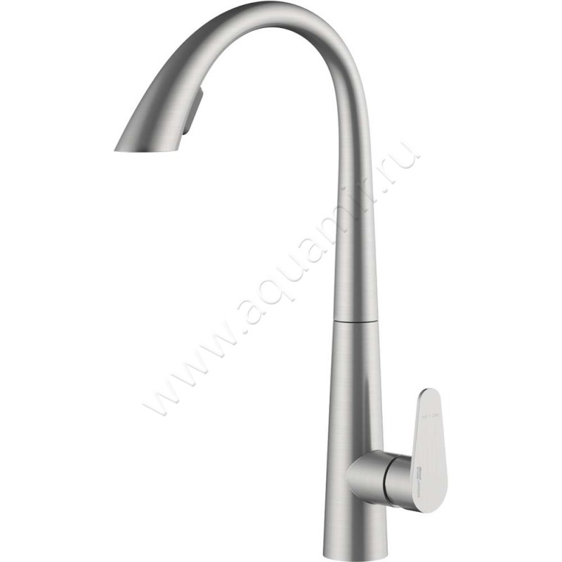 Смеситель для кухни Wasserkraft сталь матовый A8617