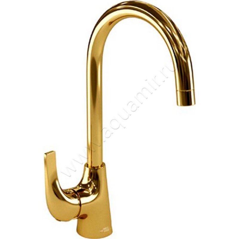 Смеситель для кухни Wasserkraft Sauer золото 7107
