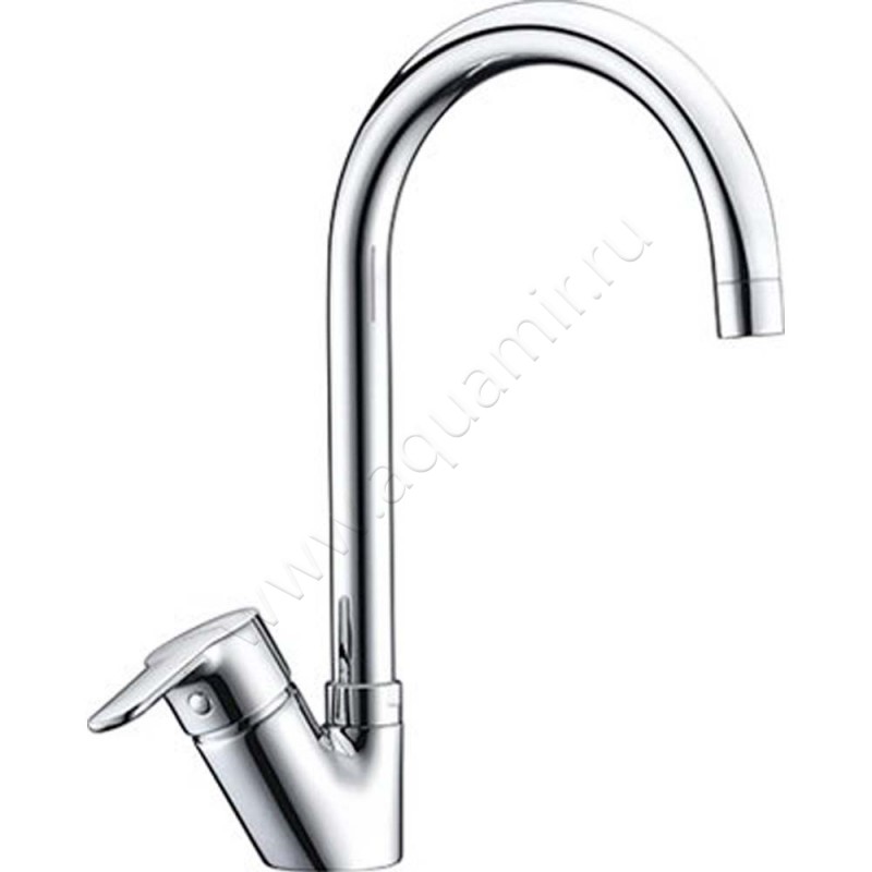 Смеситель для кухни Wasserkraft Ruhr хром 24407