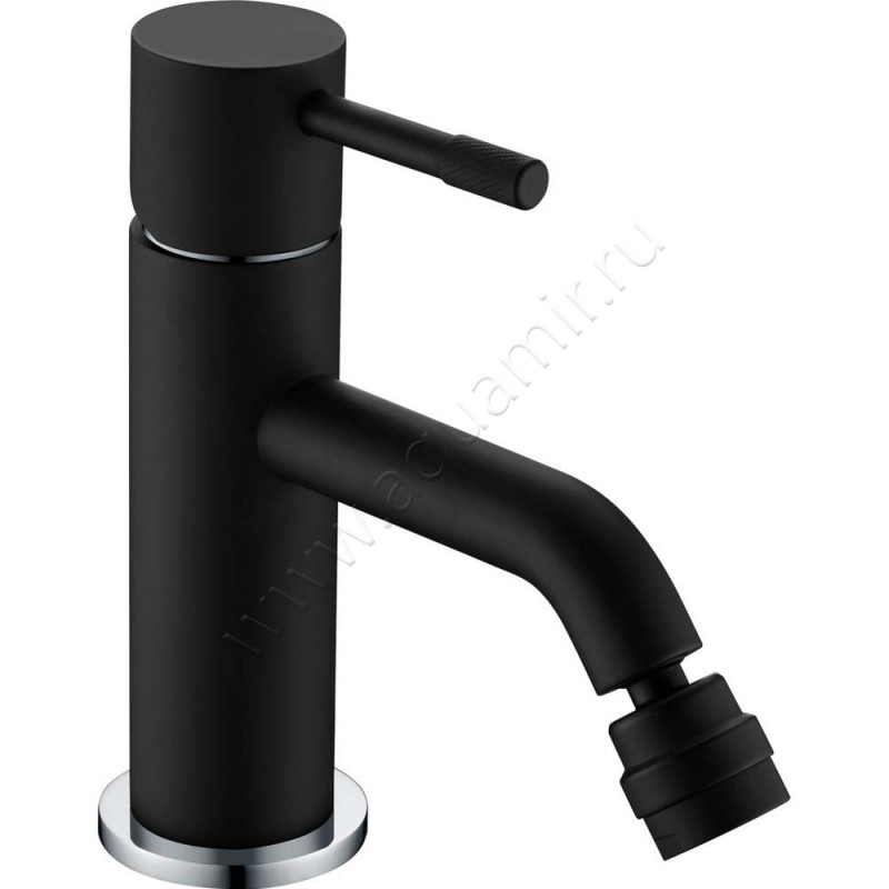 Смеситель для биде Boheme Uno черный/хром матовый 466BCR