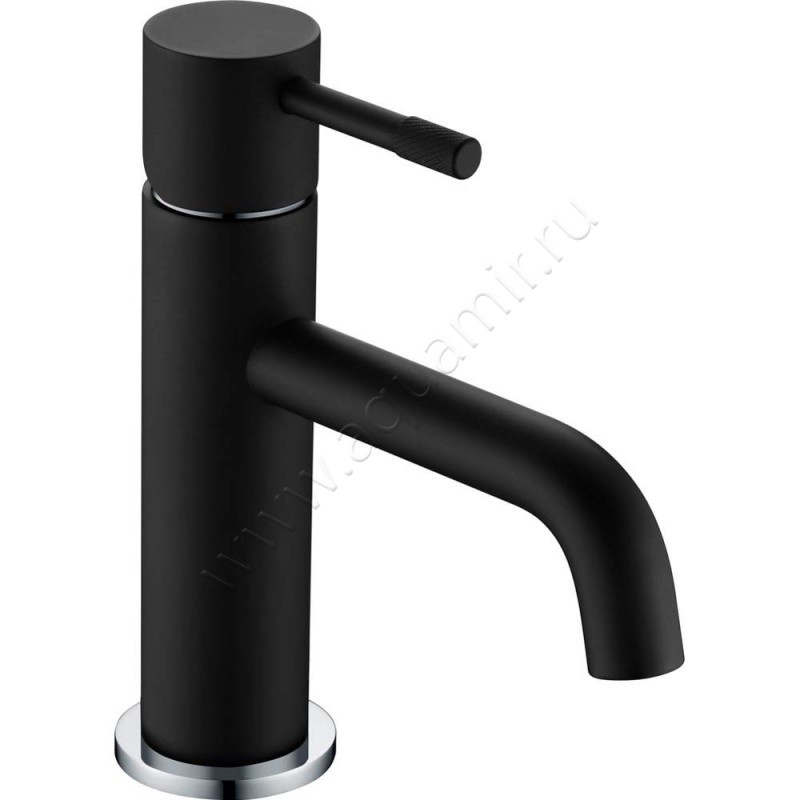 Смеситель для раковины Boheme Uno черный глянцевый/матовый 461BCR