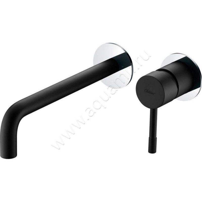 Смеситель для раковины Boheme Uno черный 465BCR