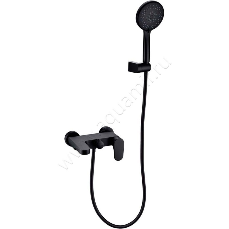 Смеситель для ванны Boheme Spectre с душем, черный матовый 453B
