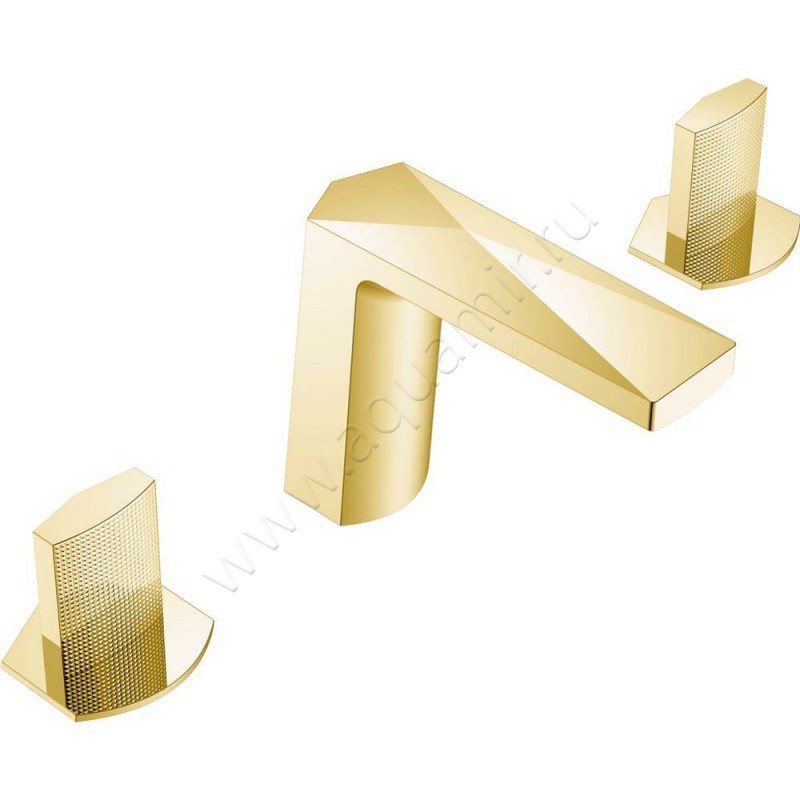 Смеситель для раковины Boheme Venturo золото матовое 150MGTOUCH