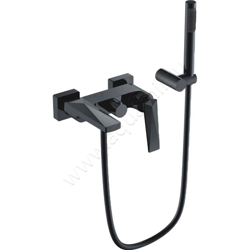 Смеситель для ванны Boheme Venturo с душем, черный хром 373SGM