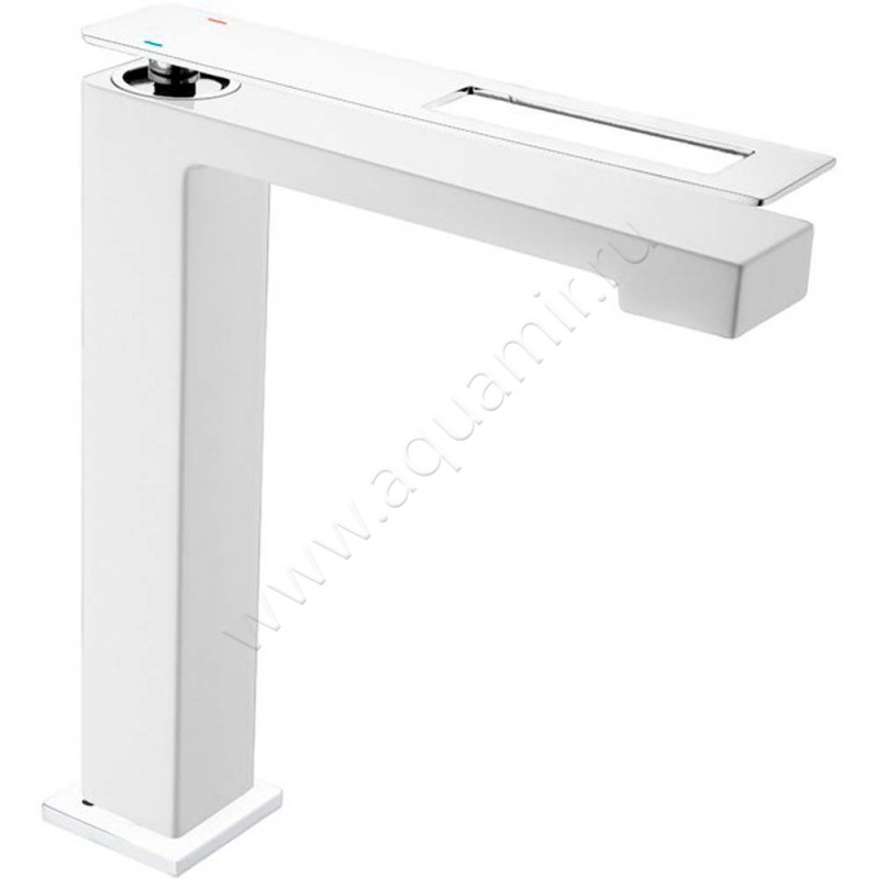 Смеситель для раковины Boheme Q хром/белый 142WCR