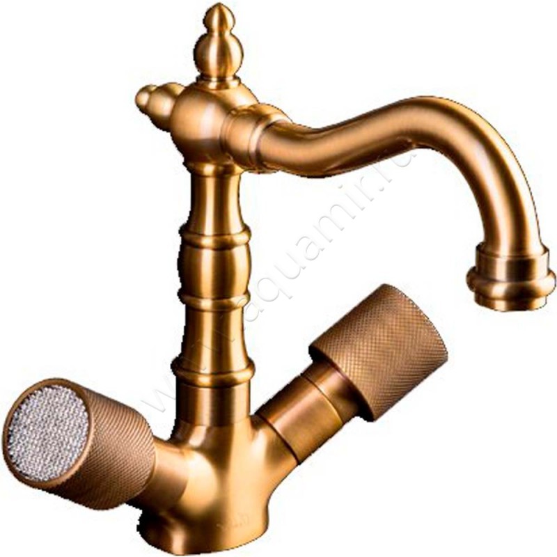 Смеситель для раковины Boheme Royal Cristal бронза 312ROYALCRST