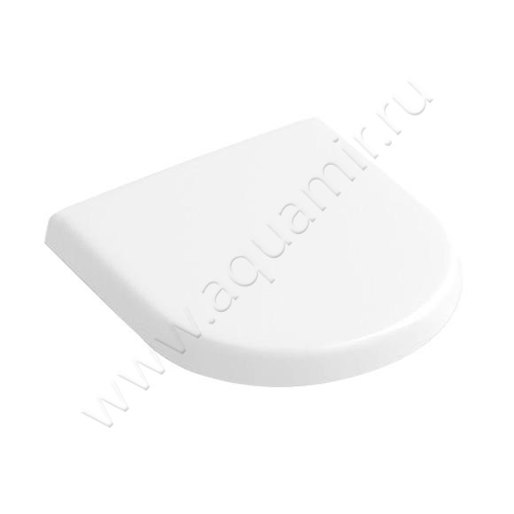 Крышка-сиденье Villeroy & Boch Subway 41,5 x 36 см, белый глянец/alpine, микролифт 9M66S101