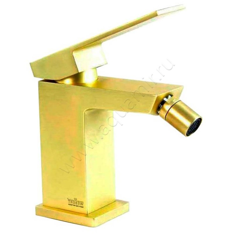 Смеситель для биде Webert Pegaso золото матовое PE840102794