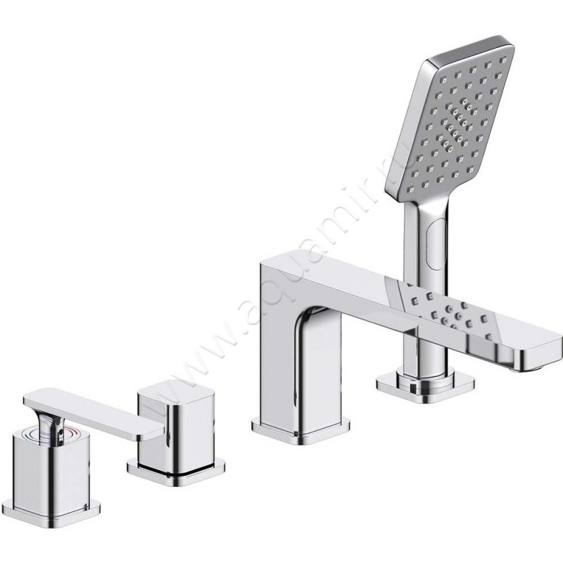 Смеситель на борт ванны Timo Torne с душем, хром 433000Y