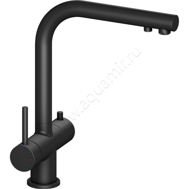 Смеситель для кухни Timo Saona черный матовый 235603FL