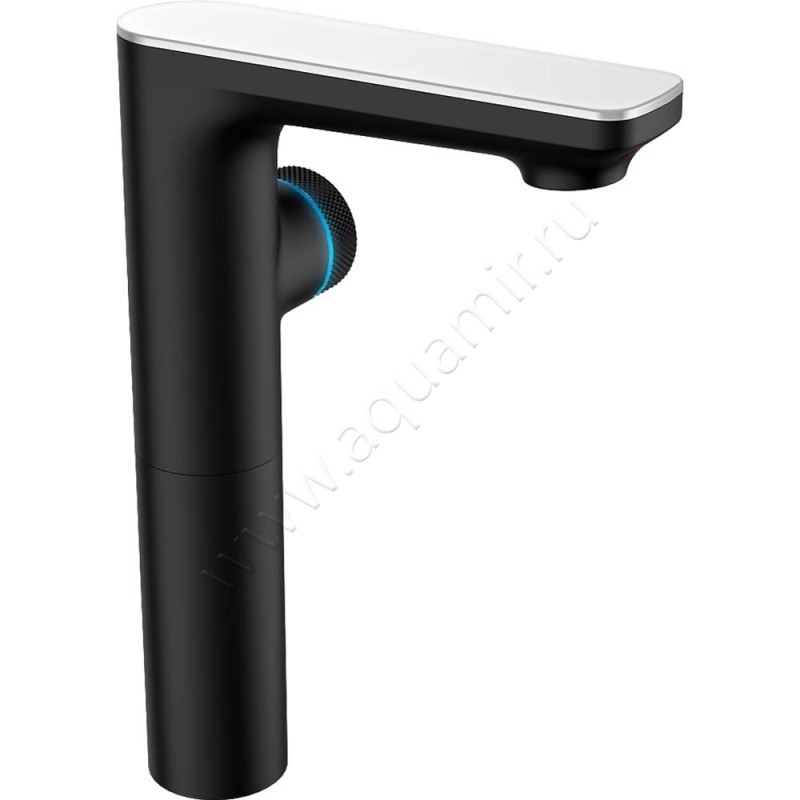 Смеситель для раковины Berges Wasserhaus Morans сенсорный/термостатический, черный матовый 076004