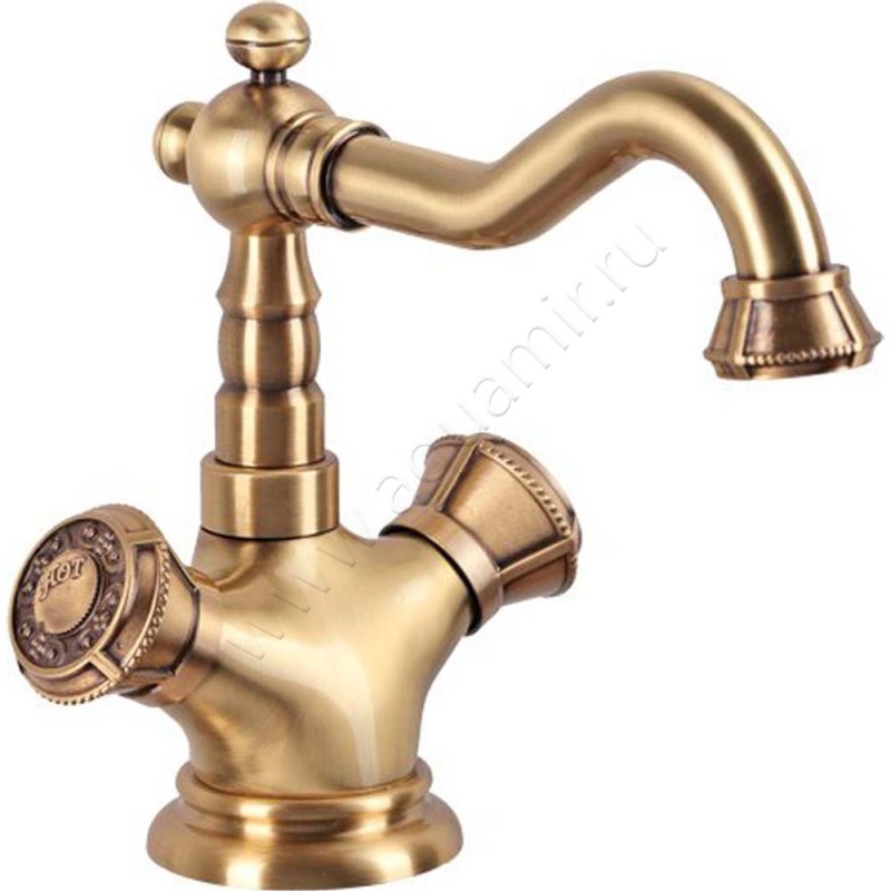 Смеситель для раковины Bronze de Luxe бронза 102181