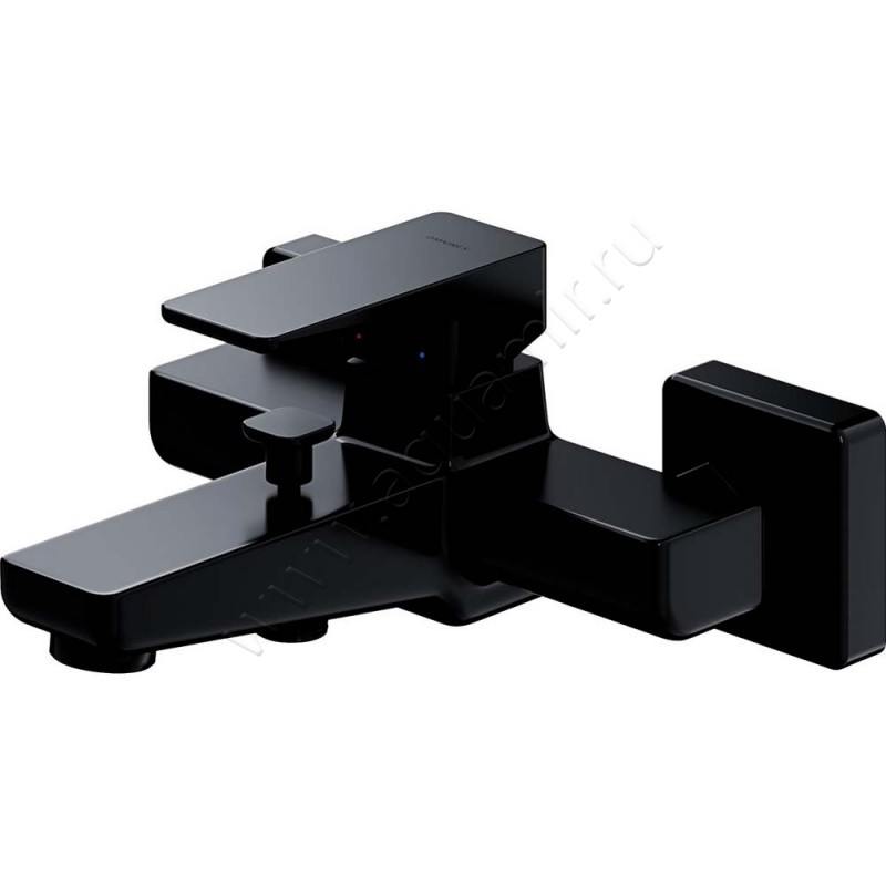 Смеситель для ванны Omnires Parma черный матовый PM7430BL