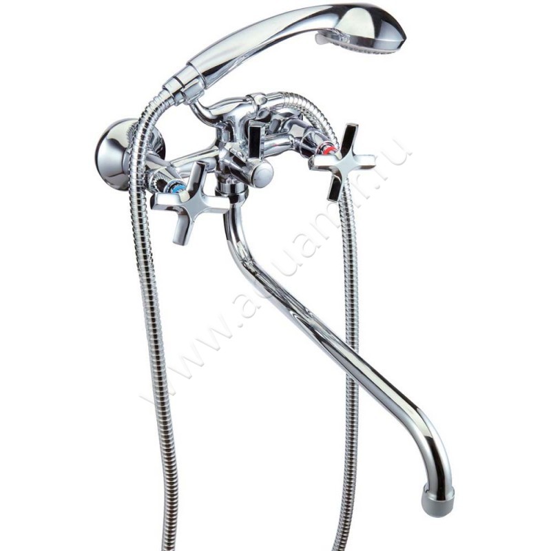 Смеситель для ванны Lemark Promotion с длинным изливом, хром LM6051C