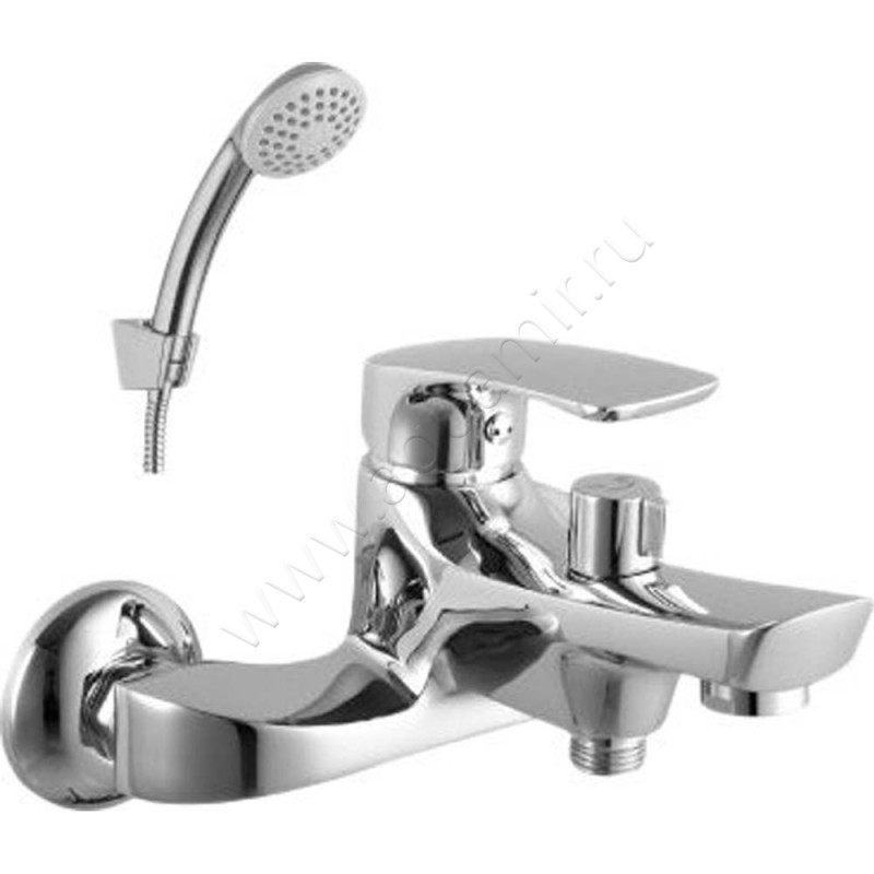 Смеситель для ванны Lemark plus Shape с душем, хром LM1712C