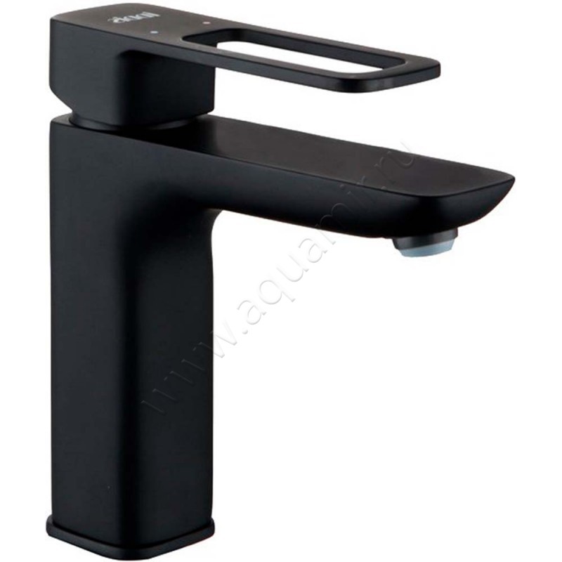 Смеситель для раковины Iddis Slide черный матовый SLIBL00I01