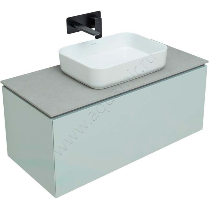 Тумба под раковину Allen Brau Infinity 99,2 см, зеленый матовый/папирус 1.21004.PWM