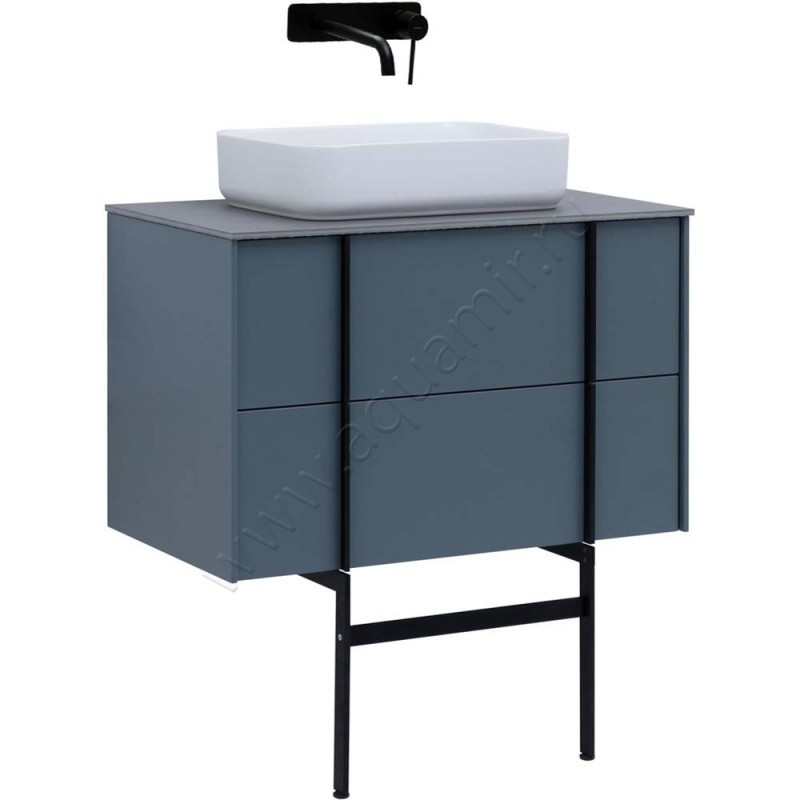 Тумба под раковину Allen Brau Reality 80 см, синий матовый 1.32005.BGM