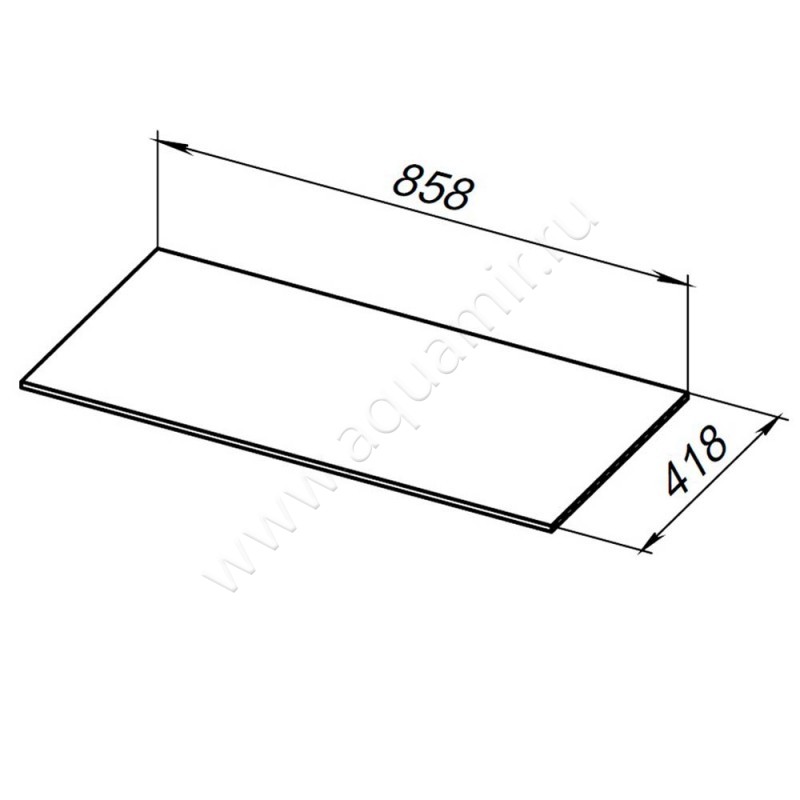 Столешница Allen Brau Liberty Structure 85 см 1.330012.G-S