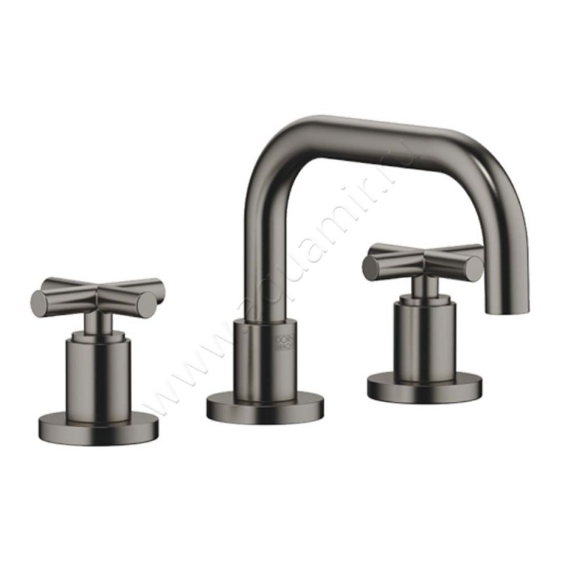 Смеситель для раковины Dornbracht TARA черная платина браш 20705892-99