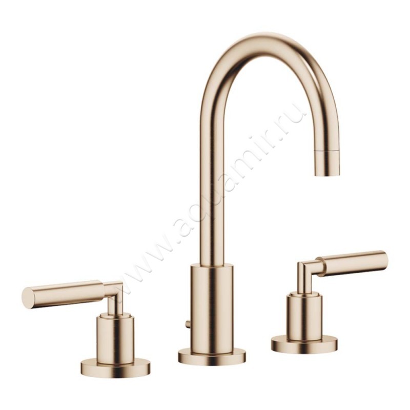 Смеситель для раковины Dornbracht TARA шампань браш 20710882-46