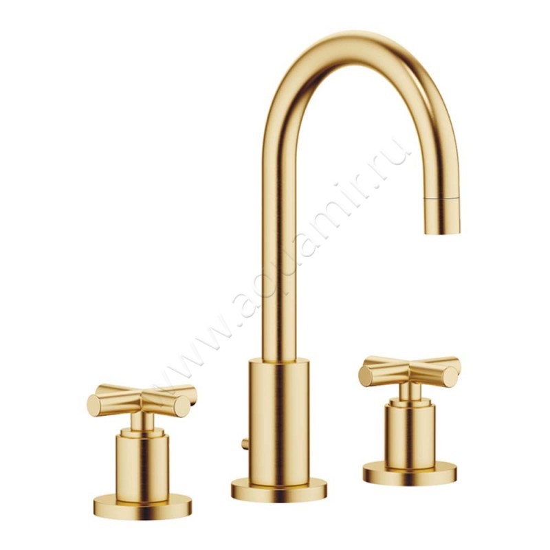 Смеситель для раковины Dornbracht TARA латунь браш 20710892-28