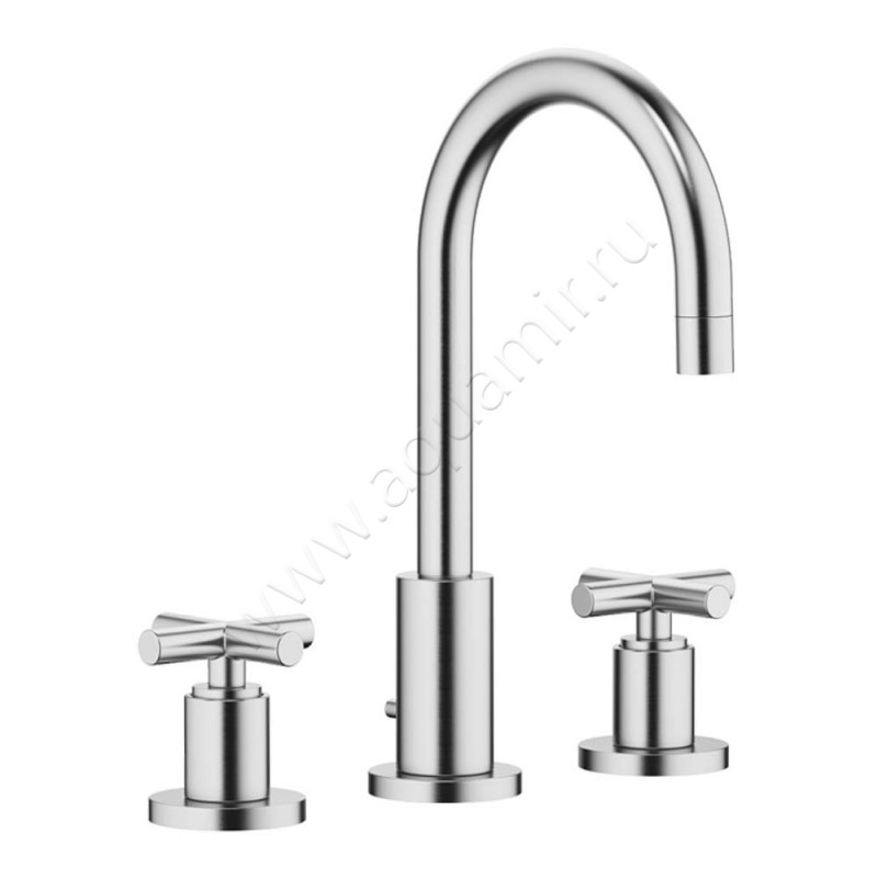 Смеситель для раковины Dornbracht TARA брашированный хром 20710892-93