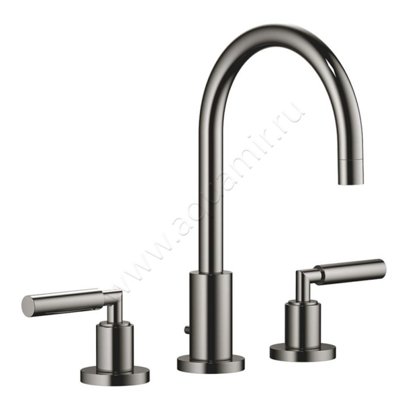 Смеситель для раковины Dornbracht TARA черный хром 20713882-19