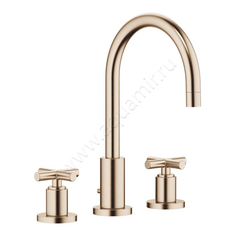 Смеситель для раковины Dornbracht TARA шампань браш 20713892-46