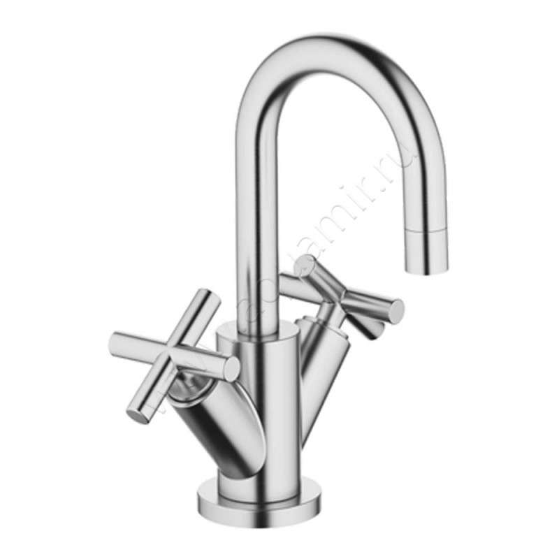 Смеситель для раковины Dornbracht TARA брашированный хром 22302892-93