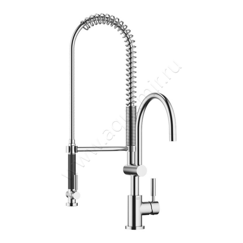 Смеситель для кухни Dornbracht TARA брашированный хром 33880888-93