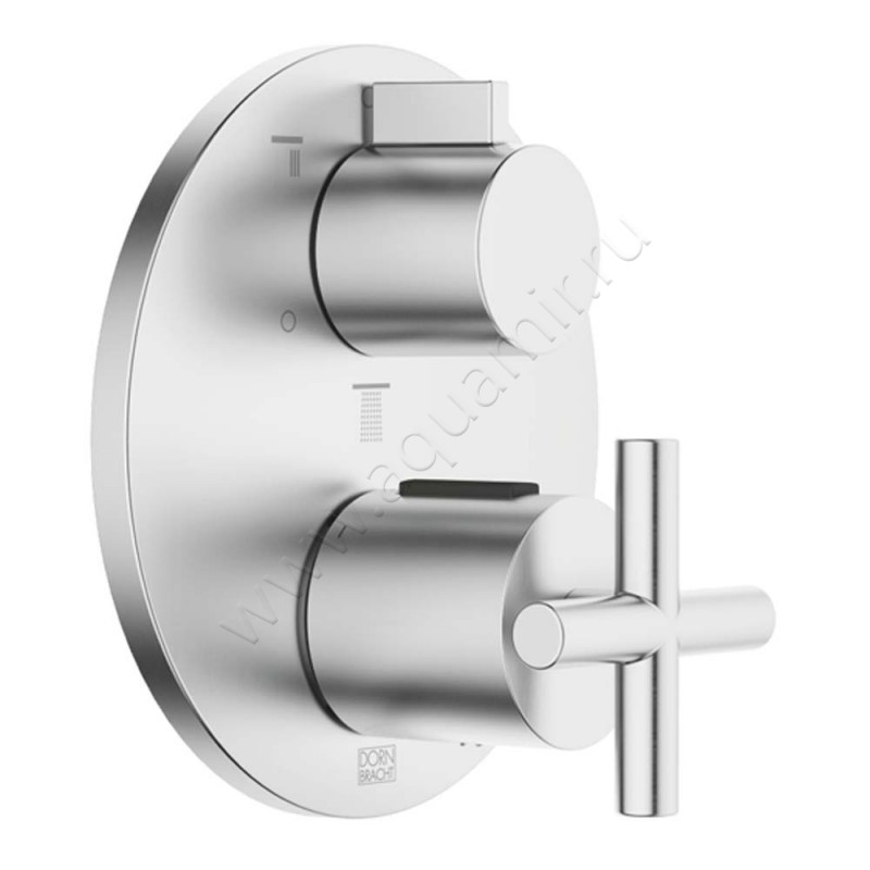Термостатический смеситель Dornbracht TARA брашированный хром 36427892-93