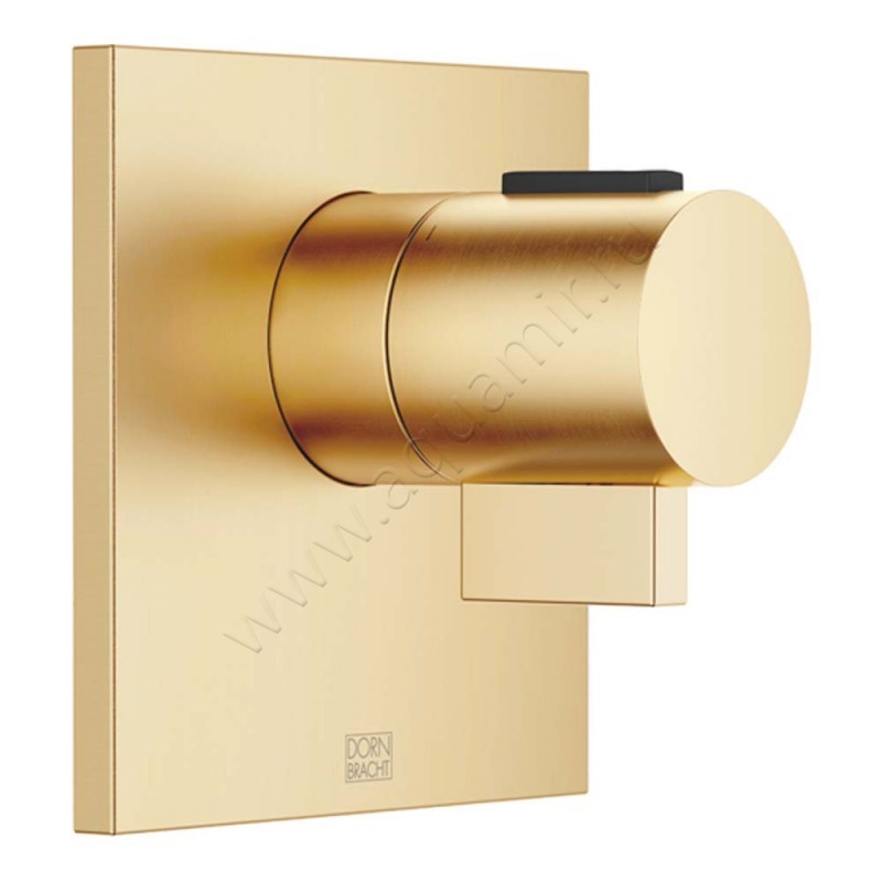 Термостатический смеситель Dornbracht SYMETRICS латунь браш 36503985-28