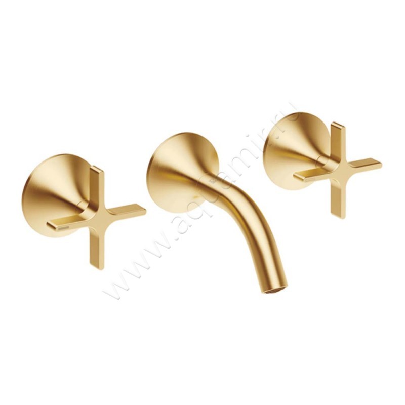 Смеситель для раковины Dornbracht VAIA латунь браш 36702809-28